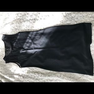 Black bodycon dress, with mesh